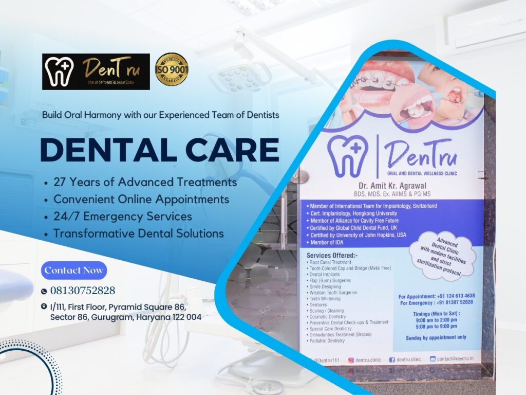 Emergency Dentistry: Quick Dental Care at Dentru in Gurgaon