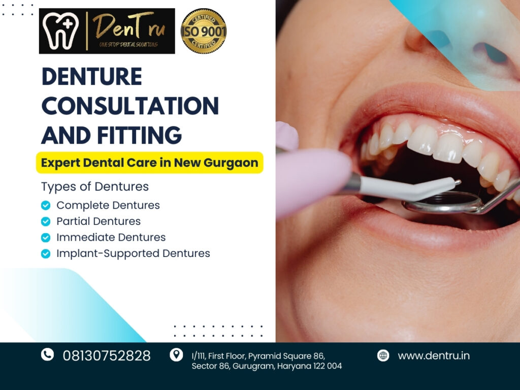 Customized Dentures Service at Dentru in Gurgaon